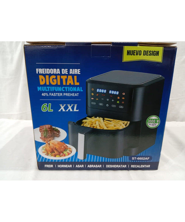 Freidora de aire digital Fosterier de 6 litros XXL