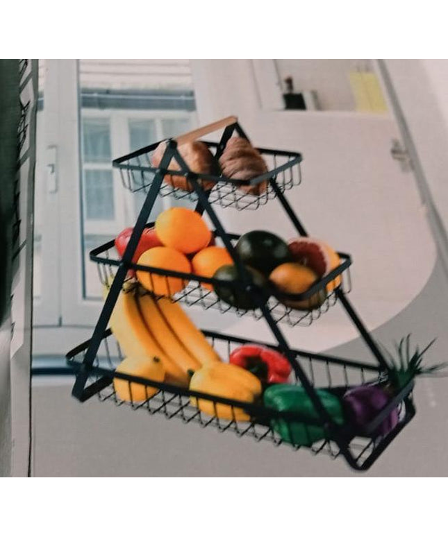Frutero 3 niveles metálico