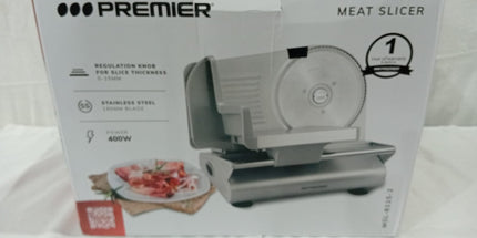 Maquina de cortar fiambre 400w MEDIANA  y muy práctica