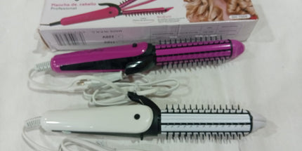 Plancha DEMGEL 3 EN 1. Plancha, rizador y cepillo eléctrico