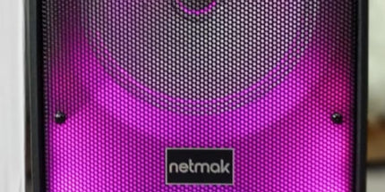 Parlante Yankee, marca NETMAK, 8" PULGADAS C/PANEL LED