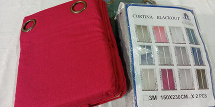 Cortinas BLACKOUT DE 2 PIEZAS 150 X 230