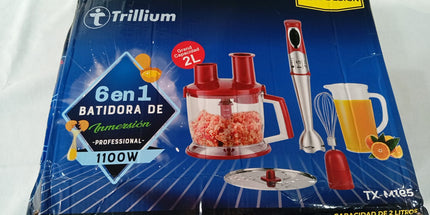 Batidora procesadora TX-M185 6 en 1