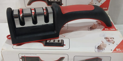 Afilador de cuchillos Sharpener con mango curvo