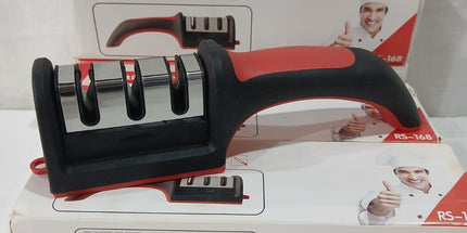 Afilador de cuchillos Sharpener con mango curvo