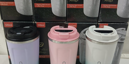 Vasos térmicos de cafee con medidor de temperatura