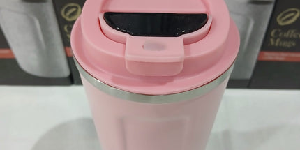Vasos térmicos de cafee con medidor de temperatura