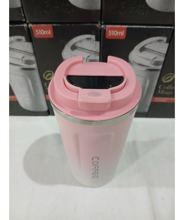 Vasos térmicos de cafee con medidor de temperatura