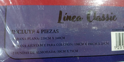 Sabanas CAMPO MAYO de 2 1/2 plaza