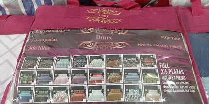 Sabanas DOUX de 300 hilos de 2 1/2 plaza