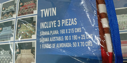 Sabanas DOUX 300 hilos de 1 1/2 plaza