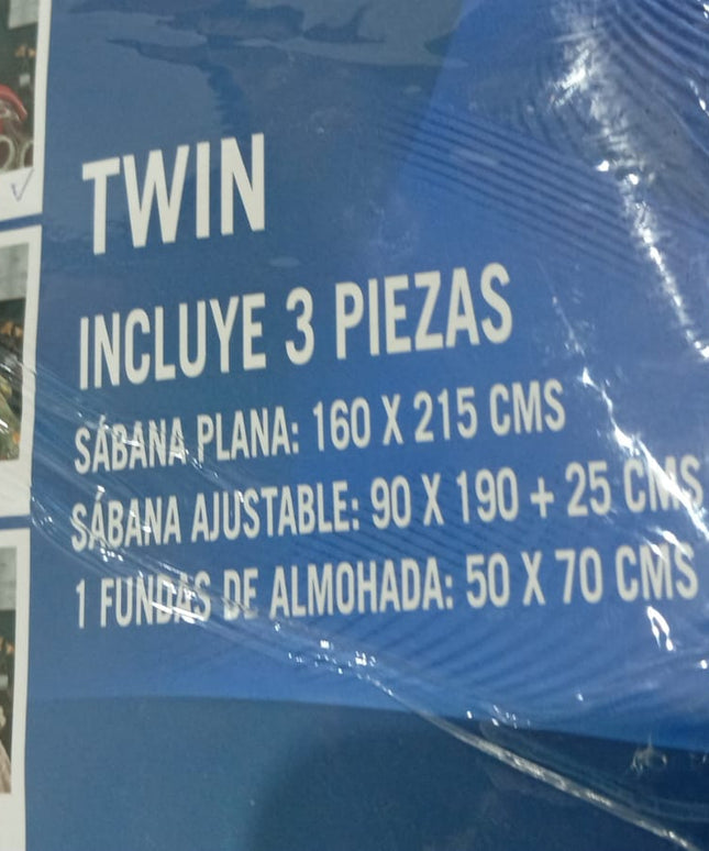 Sabanas DOUX 300 hilos de 1 1/2 plaza