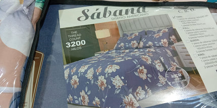 Sabanas CASA DE ORO de 1 1/2 plaza