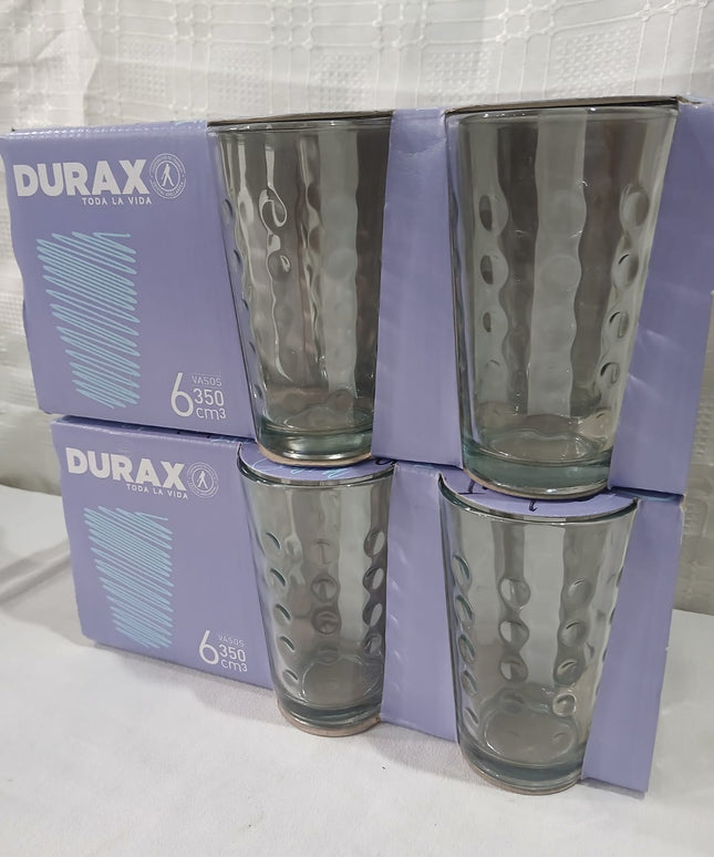 Vasos DURAX Irupé x 6 de 350 cc