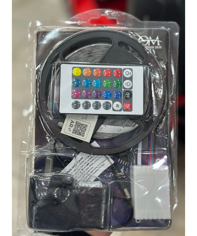 Tira led RGB de 5 metros siliconada