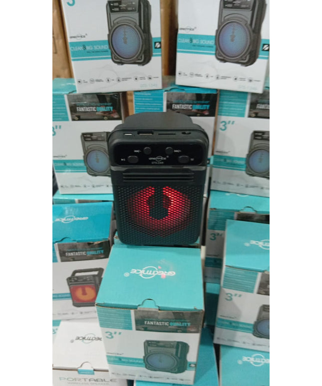 Parlante GREATNICE 3´´ con Bluetooth y radio