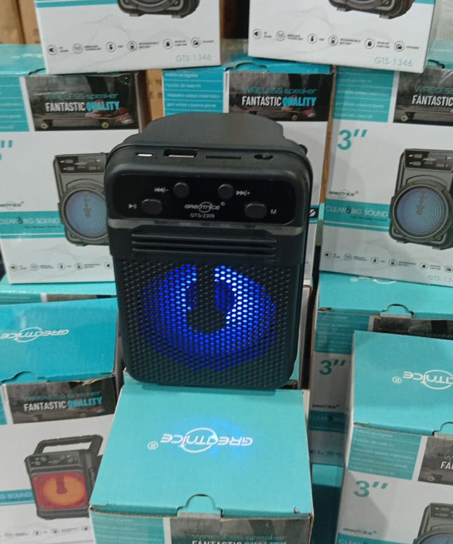 Parlante GREATNICE 3´´ con Bluetooth y radio