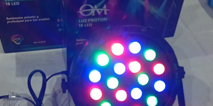 Proton grande luz led de colores con distintas funciones