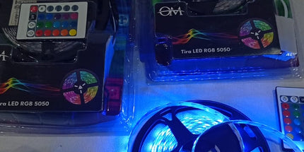Tira led RGB de 5 metros siliconada