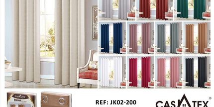 Cortinas black out CASATEX de 150 x 250 cm