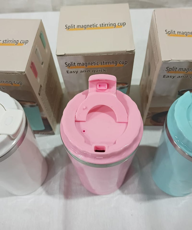 Vaso térmico con batidor de imán con recubrimiento plástico antioxidante