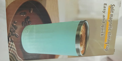 Vaso térmico con batidor de imán con recubrimiento plástico antioxidante