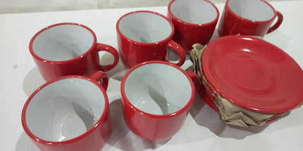 Tazas x 6 de 350cc de colores lisos