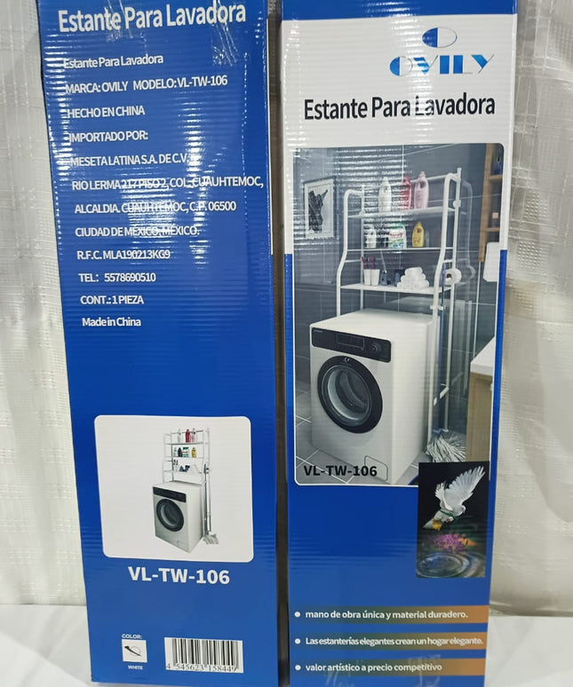 Estante sobre lavarropas de 65cm de ancho