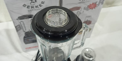 Licuadora BEKKER 2 en 1 vaso de vidrio