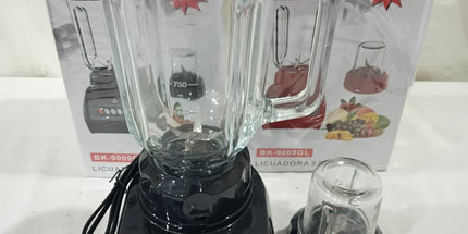 Licuadora BEKKER 2 en 1 vaso de vidrio