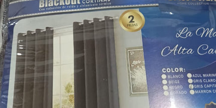 Cortinas black out CASATEX de 150 x 250 cm