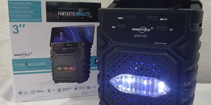 Parlante GREATNICE 3" con soporte para teléfono celular