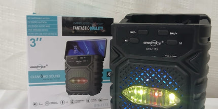 Parlante GREATNICE 3" con soporte para teléfono celular