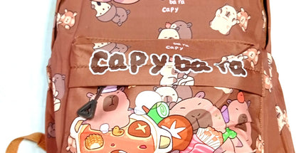 Mochilas escolares grandes CAPIBARA Y LA BUBU y otros motivos