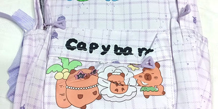 Mochilas escolares grandes CAPIBARA Y LA BUBU y otros motivos