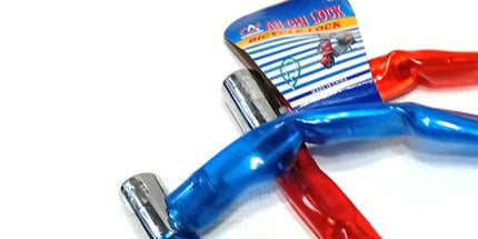 Cadena con protección de plástico y candado para MOTO