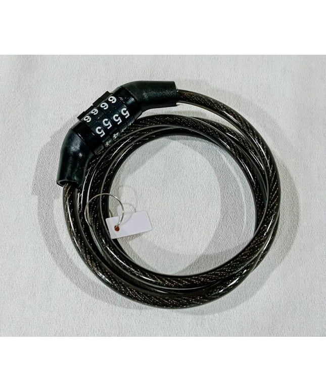 Candado Cable portátil para bicicleta, motocicleta, bloqueo de contraseña, cerraduras de Scooter, alambre de acero, Cable de seguridad antirrobo para bicicleta, cas