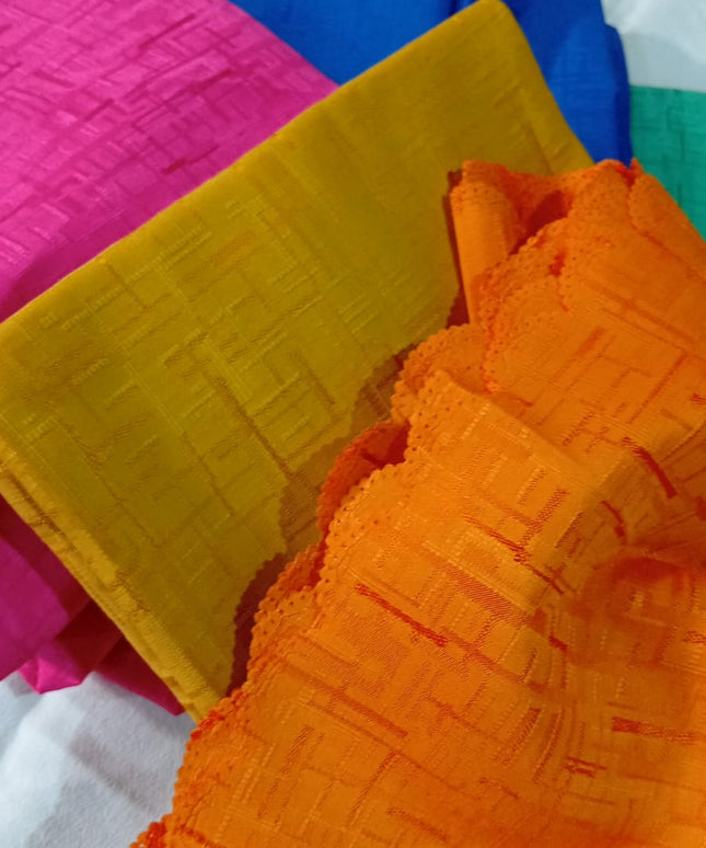 Manteles lisos para 8 sillas Colores únicos con un metalizado suave de algodón