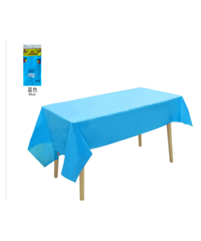 Manteles de tela sintetica PEVA resistentes de lavado a mano. Medidas 137*183 cm en varios colores, celeste amarillo rojo o verde