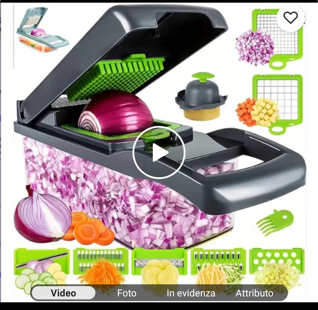 Cortador funcional de verduras
