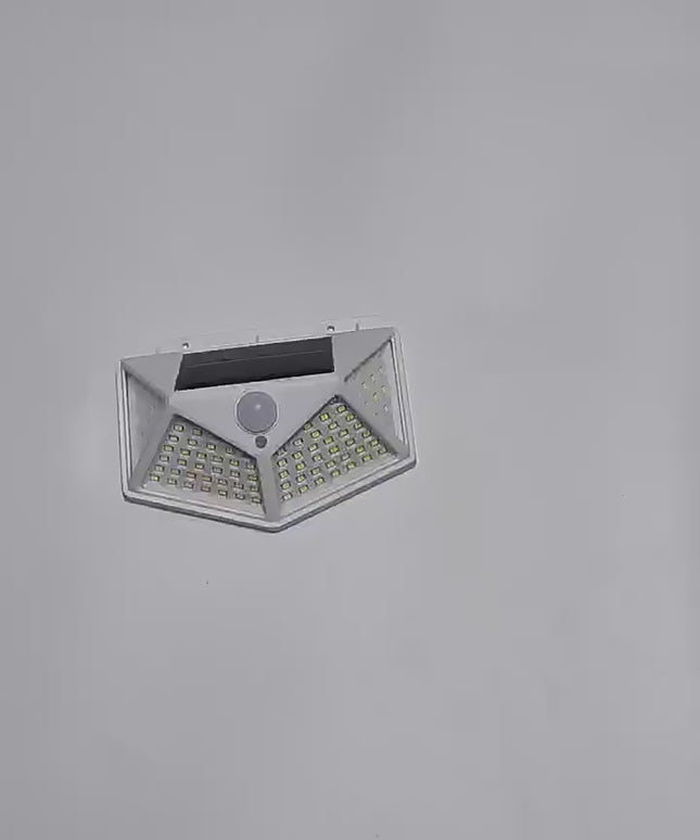 Lampara Solar de pared exterior Helius ahorro de energía impermeable seguridad 3 modos con Sensor de movimiento