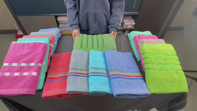 Toallas de baño 100% algodón muy absorbente 70*140 en distintos colores