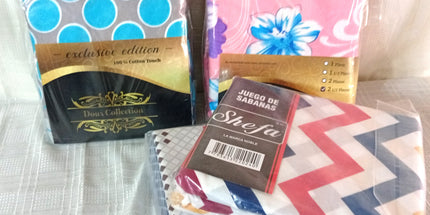 Sábans SHEFA de 2 plazas y media. Suave de CALIDAD. Estampada. Económicas.